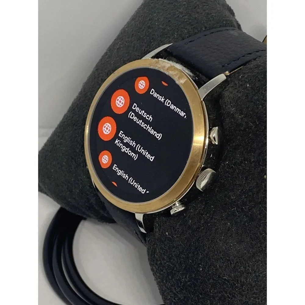 Fossil Gen 4 Authentic Digital Dial Smart Watch Custom Band FTW6016 AB489